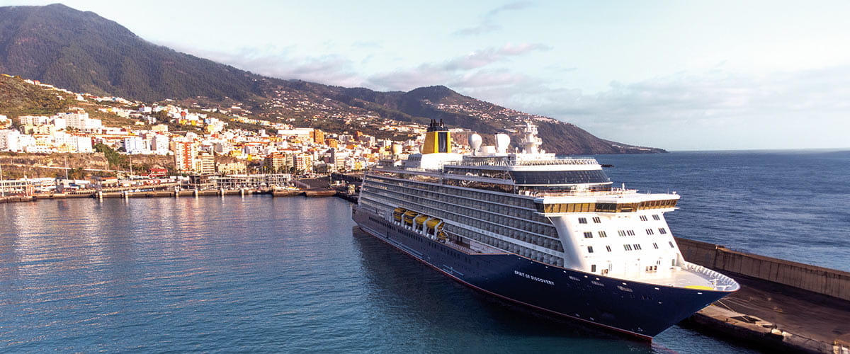 Spirit of Discovery at La Palma